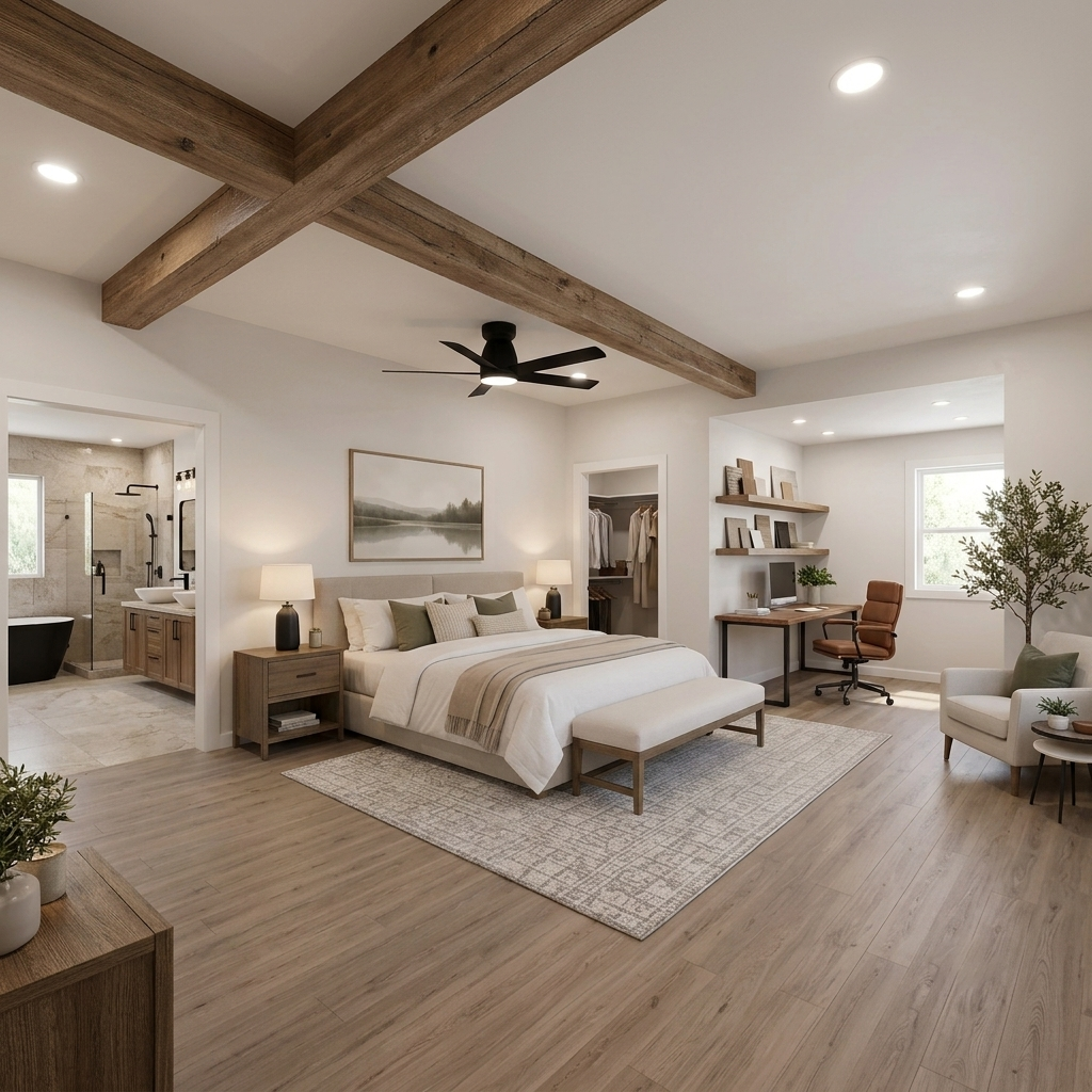 Primary bedroom suite